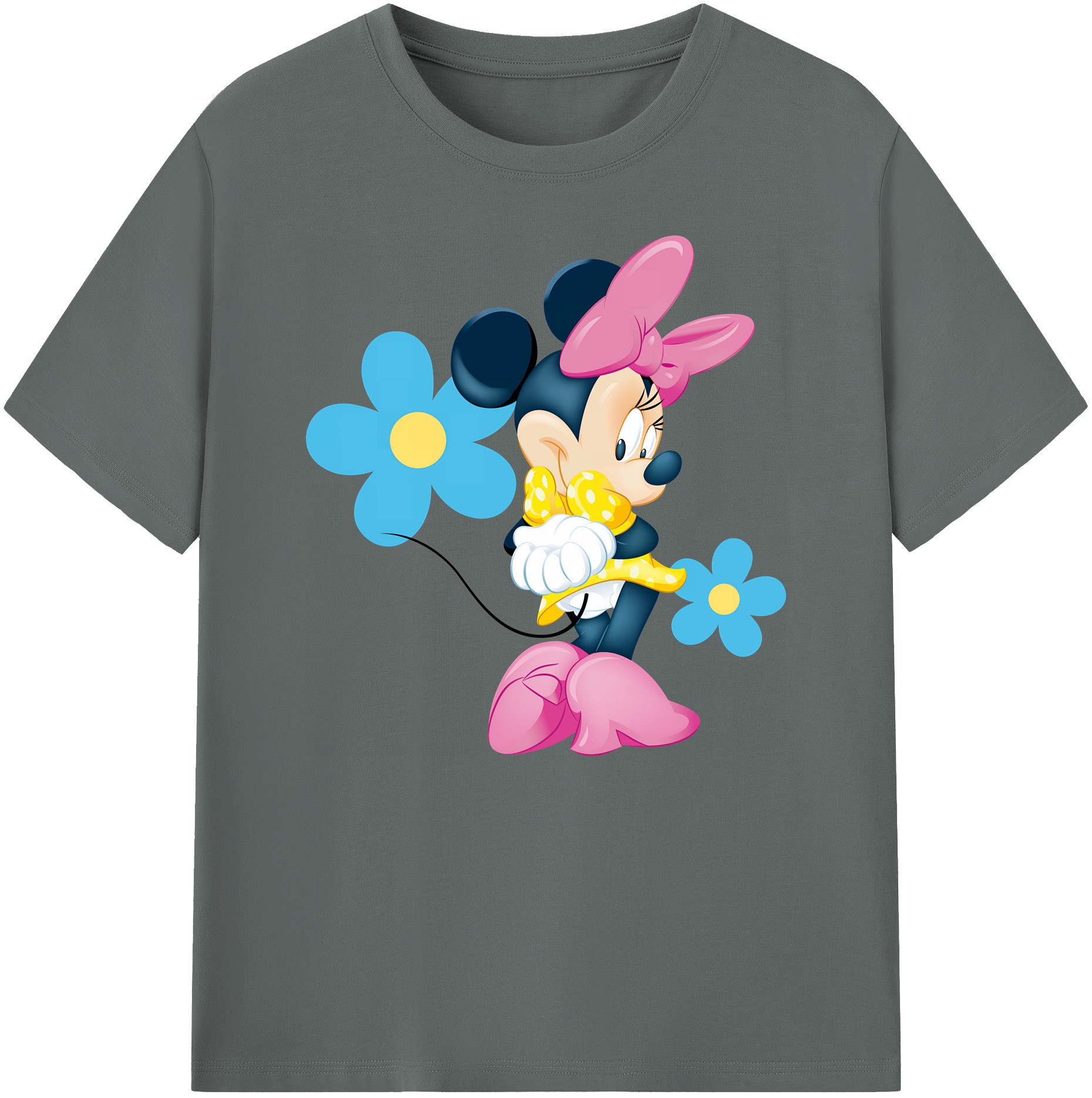 ミッキーマウス Mickey Mouse 綿100％ メンズ半袖Tシャツ｜肌触りやわらか＆通気性